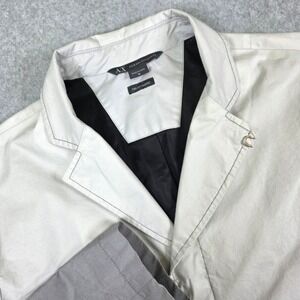 Armani Exchange Lightweight Jacket Men's Size‎ Medium Gray Italian Fabric Coat